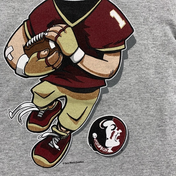 Delta Magnum Weight Seminole Football T Shirt 2T - Picture 2 of 4